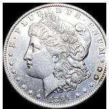 1891-S Silver Morgan Dollar CLOSELY  UNCIRCULATED