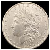 1897 Silver Morgan Dollar CHOICE BU