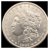 1887-S Silver Morgan Dollar CHOICE BU