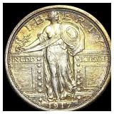 1917 Type 1 Standing Liberty Quarter UNCIRCULATED