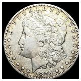 1896-O Silver Morgan Dollar ABOUT UNCIRCULATED