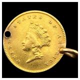 U.S. gold Indian Head $1 HIGH GRADE