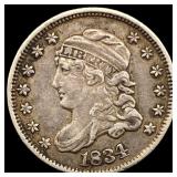 1834 Capped Bust Half Dime NEARLY UNCIRCULATED