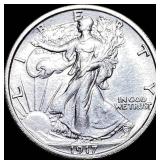 1917 Walking Liberty Half Dollar UNCIRCULATED