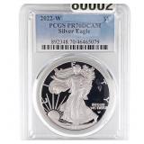 2022-W Silver Eagle PCGS PR70 Dcam