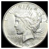 1924 Silver Peace Dollar HIGH GRADE