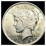 1922 Silver Peace Dollar UNCIRCULATED