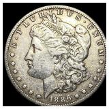 1886-O Silver Morgan Dollar ABOUT UNCIRCULATED