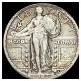 1923-S Silver Standing Liberty Quarter NEARLY UNCI