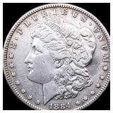 1884-S Silver Morgan Dollar NEARLY  UNCIRCULATED