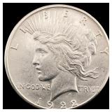 1922-S Silver Peace Dollar UNCIRCULATED