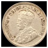 1917 Newfoundland Silver 5 Cents CHOICE AU