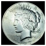 1927 Peace Silver Dollar CLOSELY UNCIRCULATED