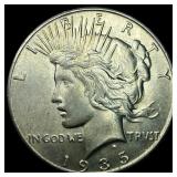 1935-S Silver Peace Dollar CHOICE BU