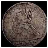 1855-O Silver Seated Liberty Half Dollar NICELY CI