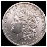 1892-S Silver Morgan Dollar CLOSELY UNCIRCULATED