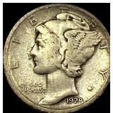 1928-D Mercury Dime NEAR UNC