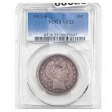 1912-S Barber Half Dollar PCGS VF25