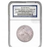 1858-O Seated Liberty Half Dollar NGC  Shipwreck