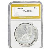 1887-S Silver Trade Dollar PGA MS63