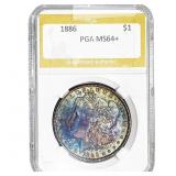 1886 Morgan Silver Dollar PGA MS64+
