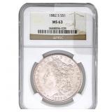 1882-S Morgan Silver Dollar NGC MS63