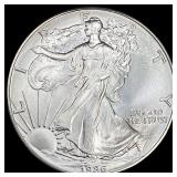 1986 1 oz Silver American Eagle $1 SUPERB GEM BU