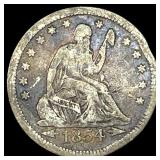 1854 Arrows Seated Liberty Half Dollar HIGH GRADE