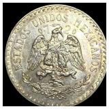1933 Mexico Silver 1 Peso UNCIRCULATED