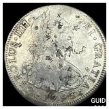 1793 Mexico Silver 8 Reales Chopmark