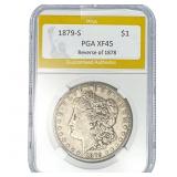 1879-S Rev 78 Morgan Silver Dollar PGA XF45