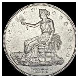 1877 Silver Trade Dollar CLOSELY UNCIRCULATED