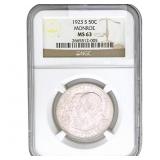 1923-S Monroe Half Dollar NGC MS63