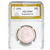 1926 Sesquicentennial Half Dollar PGA MS64