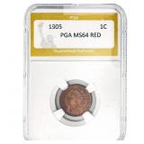 1905 Indian Head Cent PGA MS64 RED