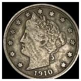 1910 Liberty Head Nickel ABOUT UNCIRCULATED