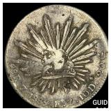 Mexico Silver 1 Peso  NEARLY UNCIRCULATED