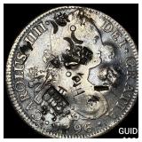 Colonial Spain Silver 8 Reales Chopmarks NEARLY U