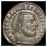Roman Licinius I 284-305 AD BI Nummus ABOUT UNCIR