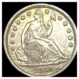 1839-O Silver Half Dime CHOICE AU
