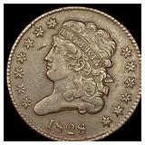 1828 Classic Head Half Cent CHOICE AU