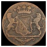 1790 East India Trading Company Copper Duit NEARLY