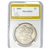 1899 Morgan Silver Dollar PGA MS64
