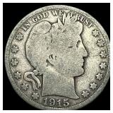 1915 Barber Half Dollar NICELY CIRCULATED