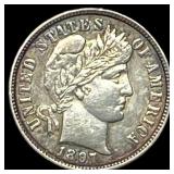 1897-O Silver Barber Dime CLOSELY UNCIRCULATED