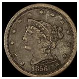 1856 Braided Hair Half Cent HIGH GRADE