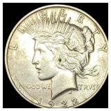 1922 Silver Peace Dollar LIGHTLY CIRCULATED
