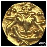 1638-1812 India Mysore .012 Gold Fanam UNCIRCULATE