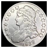 1832 Capped Bust Half Dollar NEARLY UNCIRCULATED