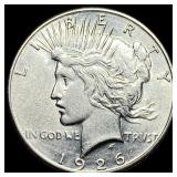 1926 Peace Silver Dollar CLOSELY UNCIRCULATED